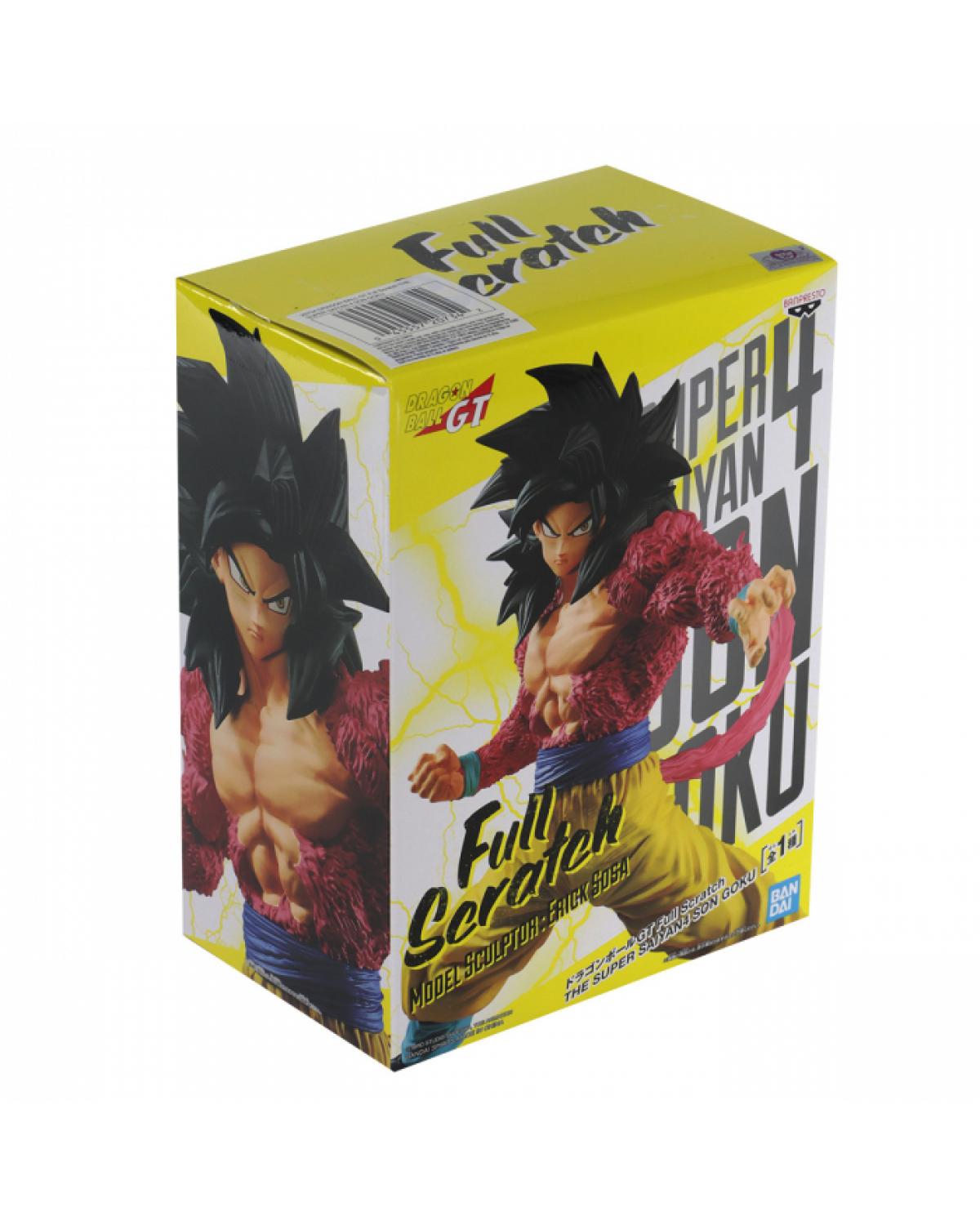 Boneco Dragon Ball GT Super Saiyan 4 Gogeta Blood of Saiyans Special V  Bandai Banpresto