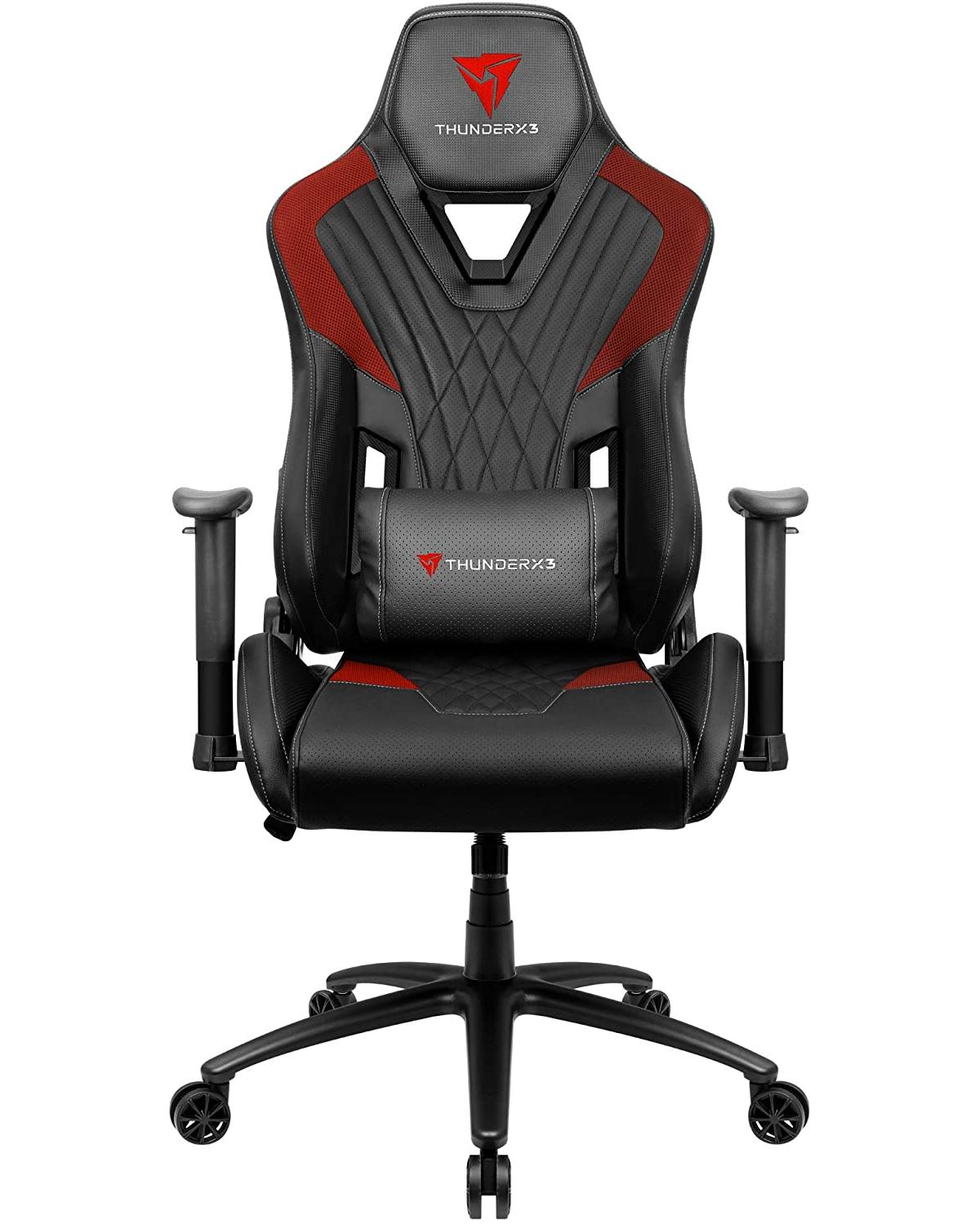 Cadeira Gamer DC3 Preta/Vermelha THUNDERX3