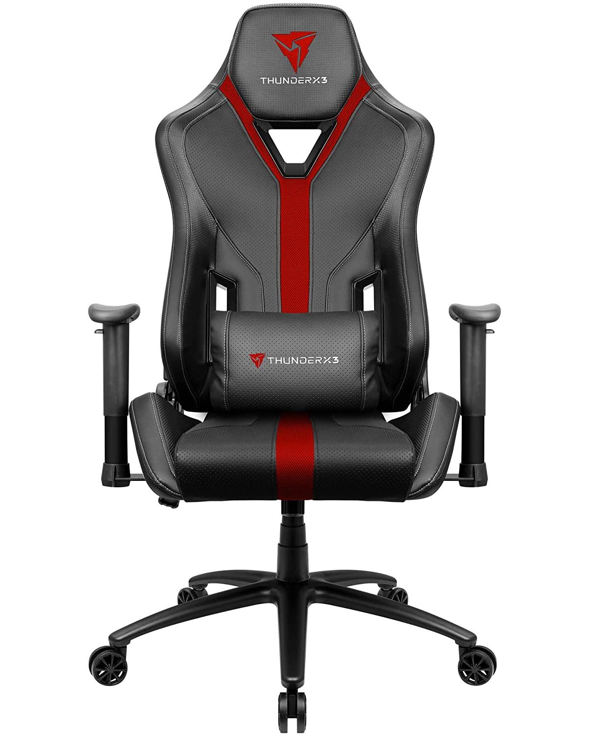 Cadeira Gamer YC3 Preta/Vermelha THUNDERX3