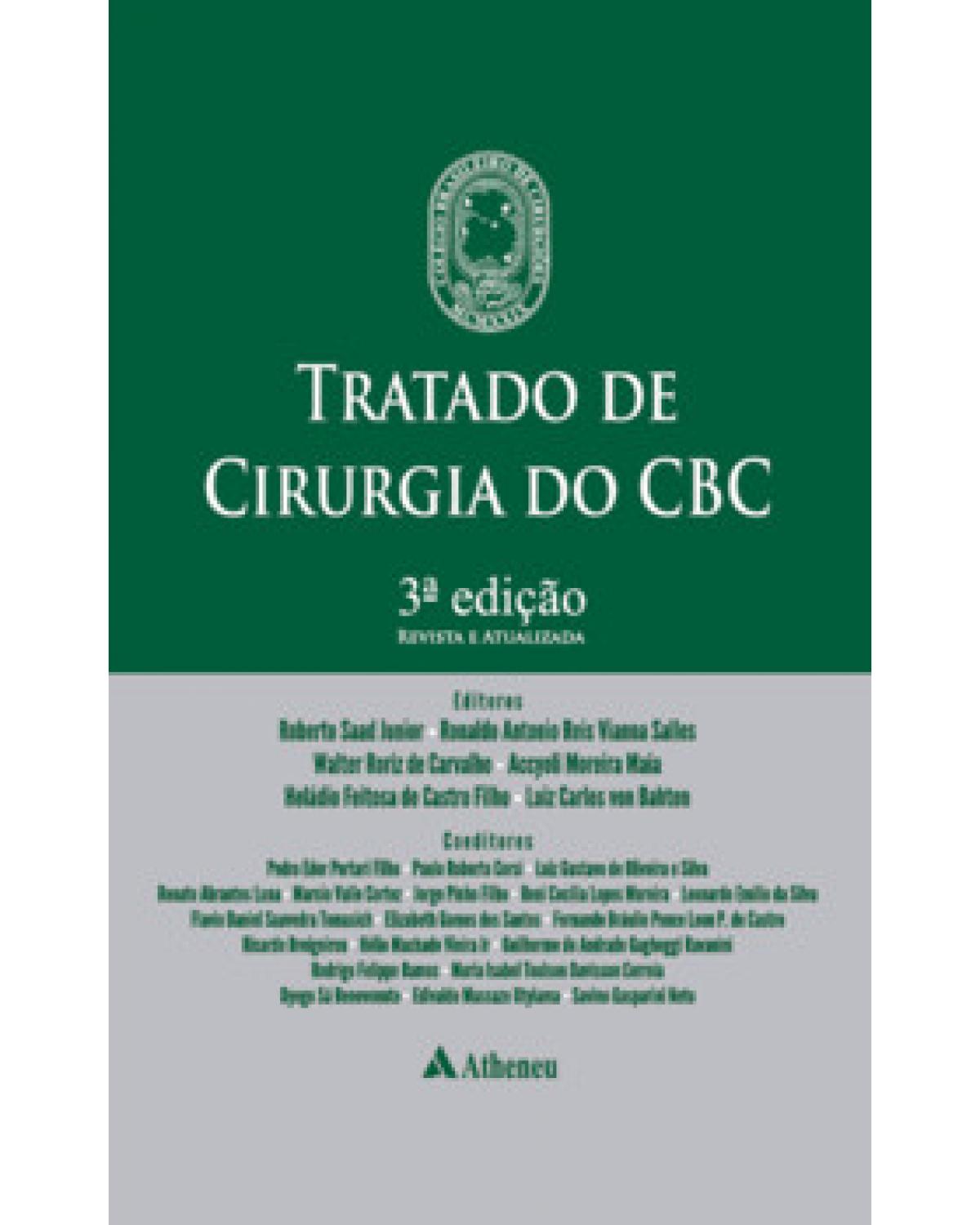 Tratado de cirurgia do CBC - 3ª Edição | 2022