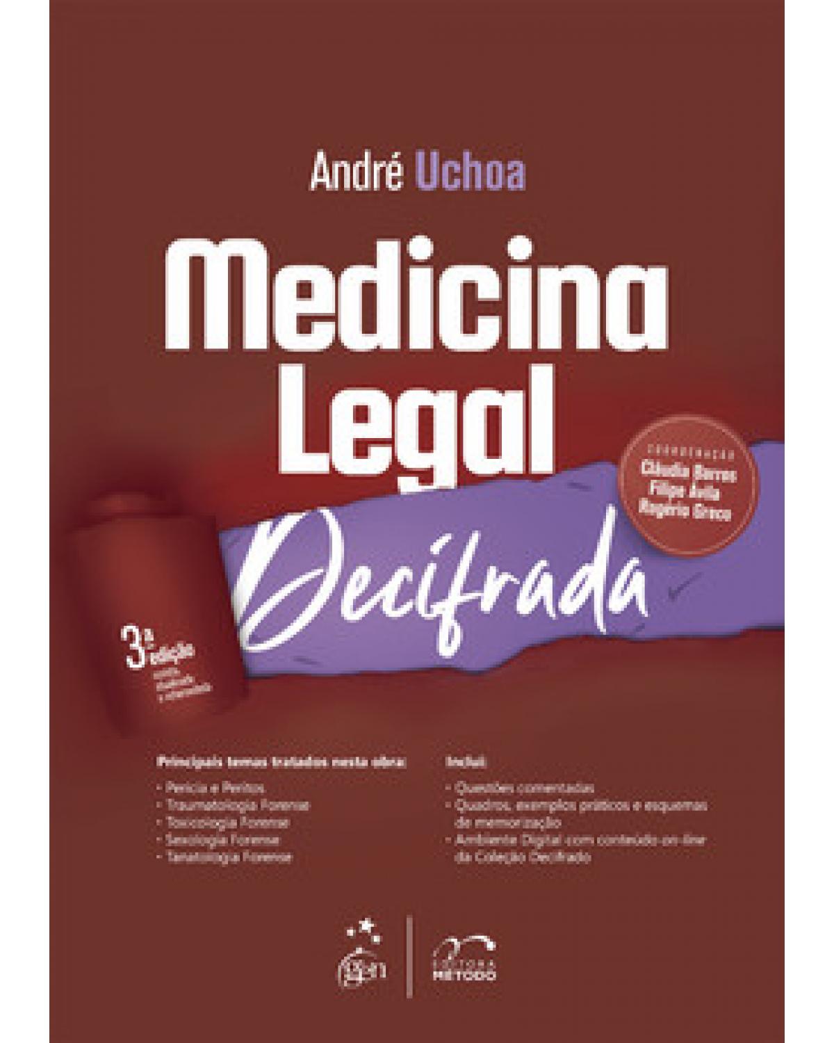 Medicina legal decifrada - 3ª Edição | 2023