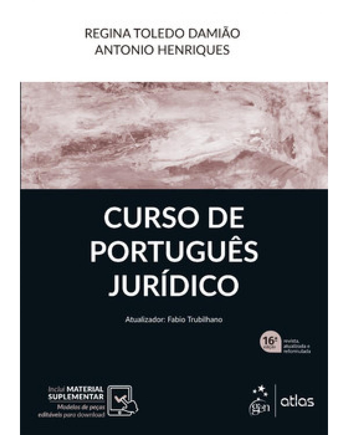 Curso de português jurídico - 16ª Edição | 2023
