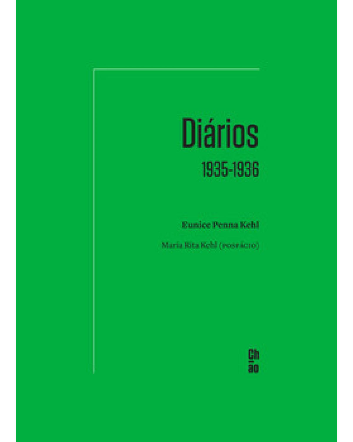 Diários, 1935-1936 - 1ª Edição | 2022