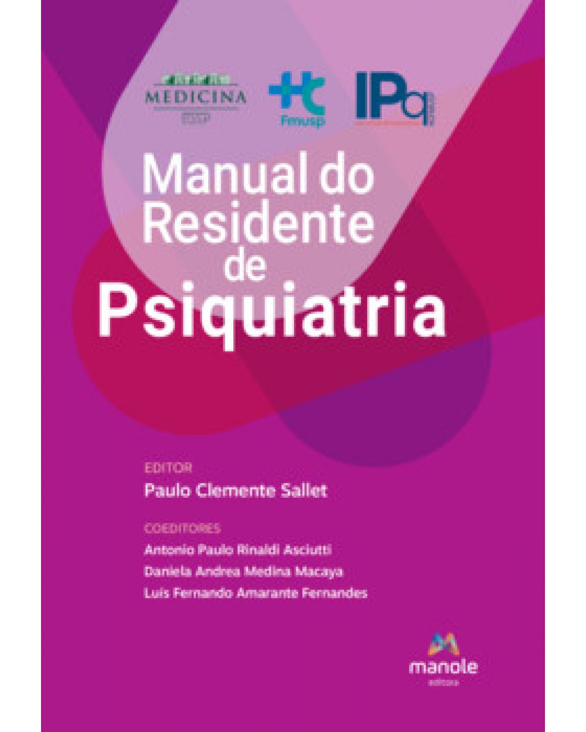 Manual do residente de psiquiatria - 1ª Edição | 2023