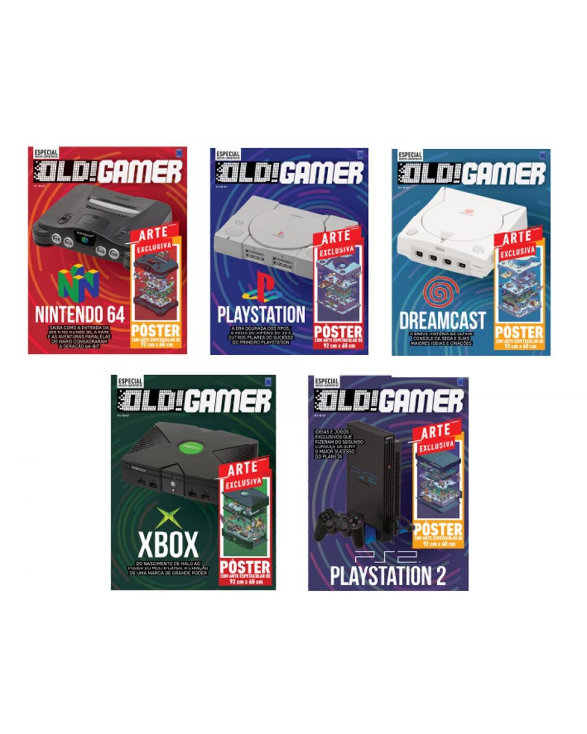 Coleção Superpôster OLD!Gamer - 5 pôsteres - 1ª Edição | 2021