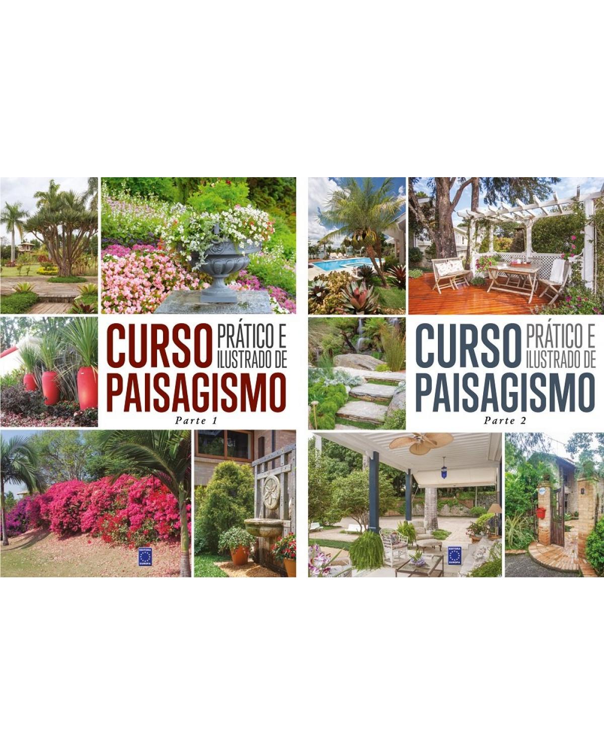 Coleção Curso prático e ilustrado de paisagismo (2 volumes) - 1ª Edição | 2021