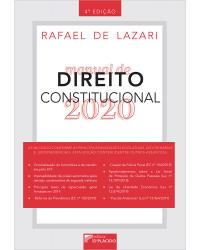 Manual de direito constitucional 2020 - 4ª Edição | 2020