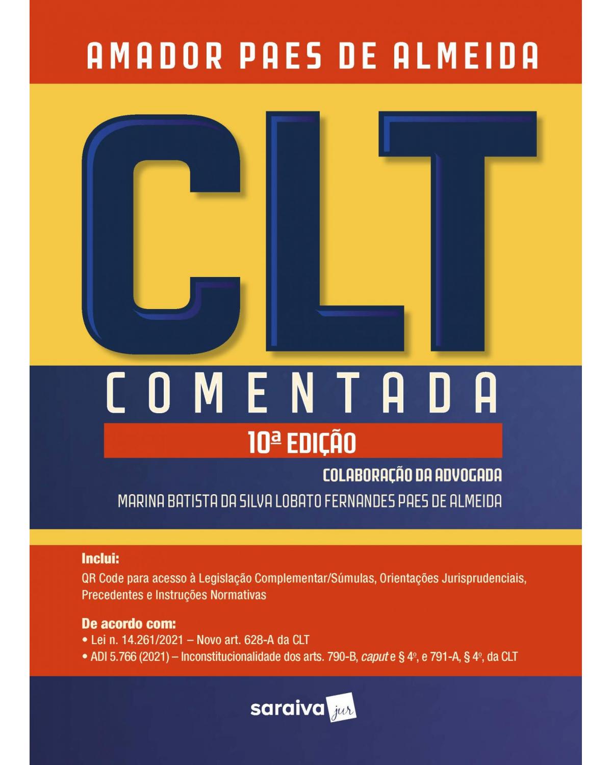 CLT comentada - 10ª Edição | 2022