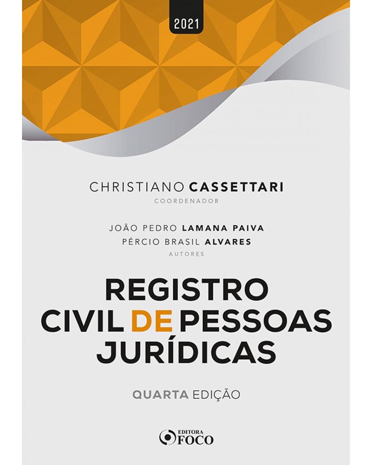 Registro civil de pessoas jurídicas - 4ª Edição | 2020