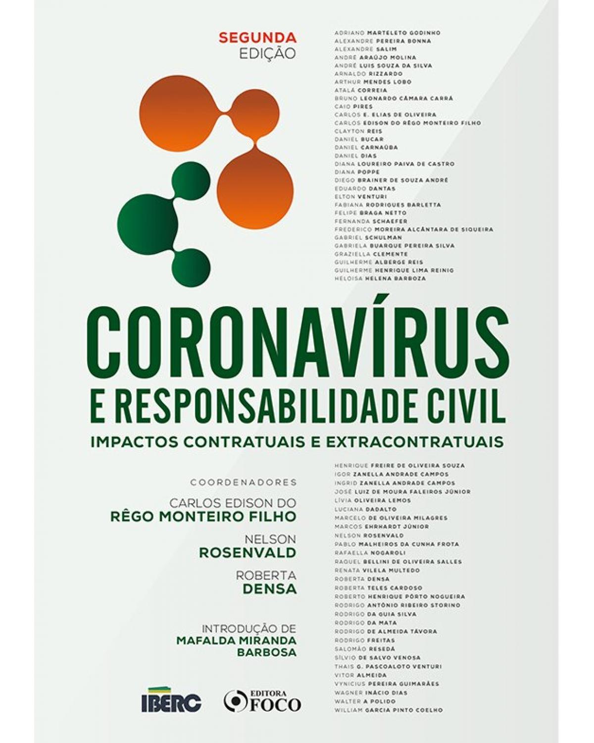 Coronavírus e responsabilidade civil: impactos contratuais e extracontratuais - 2ª Edição | 2021