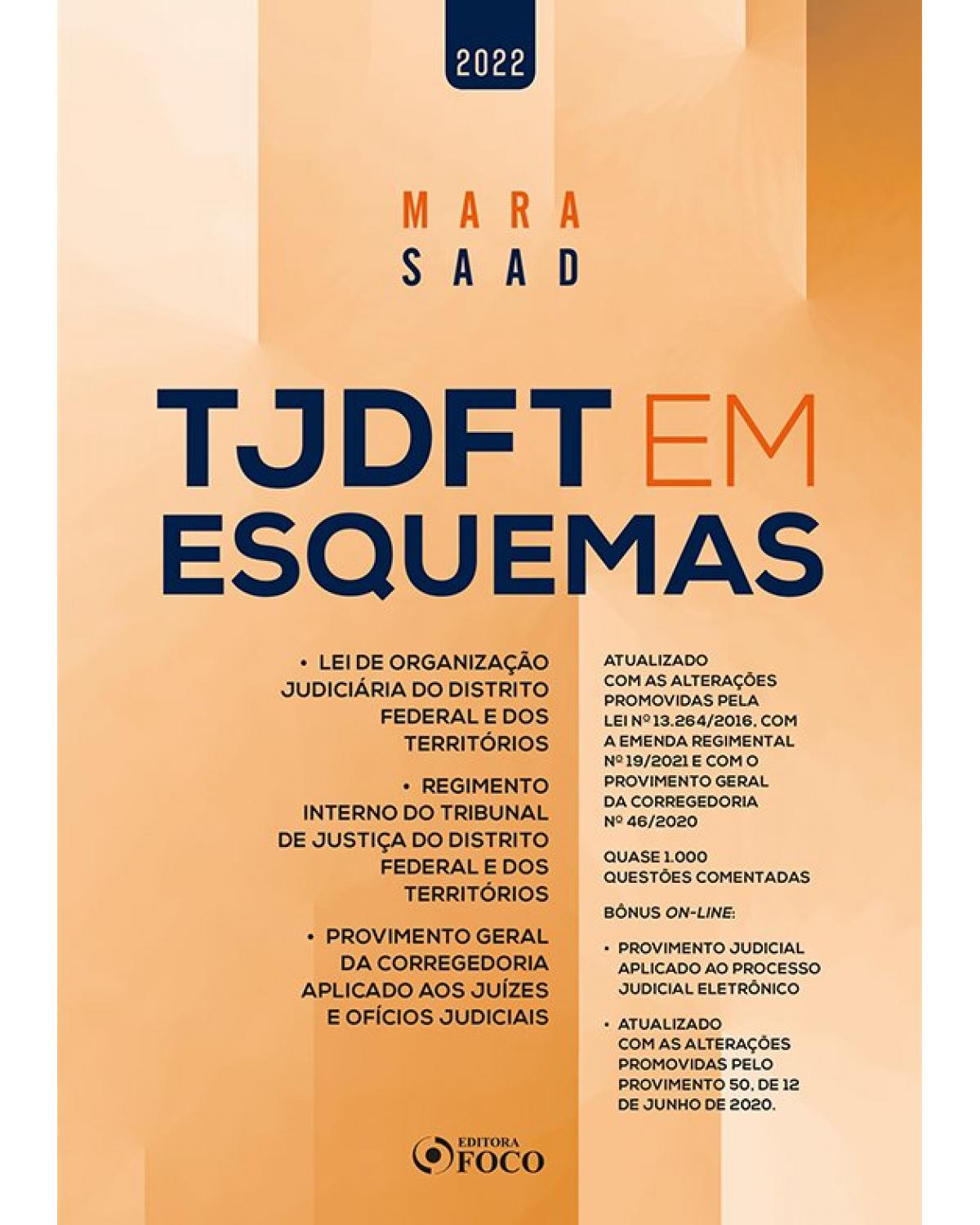 TJDFT em esquemas - 3ª Edição | 2021