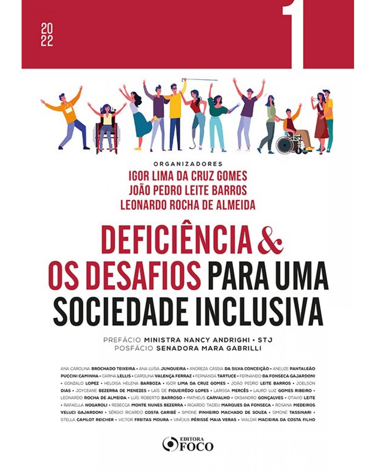 Deficiência & os desafios para uma sociedade inclusiva - Volume 1:  - 1ª Edição | 2022