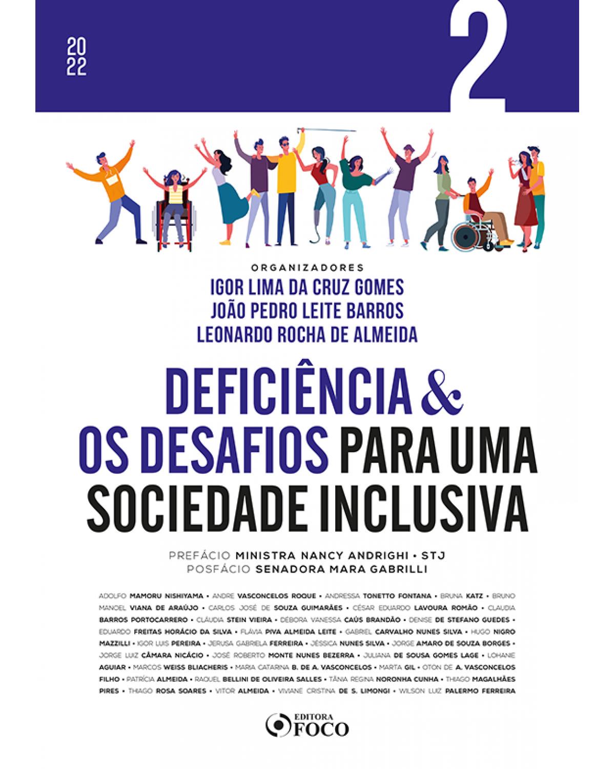 Deficiência & e os desafios para uma sociedade inclusiva - Volume 2:  - 1ª Edição | 2022