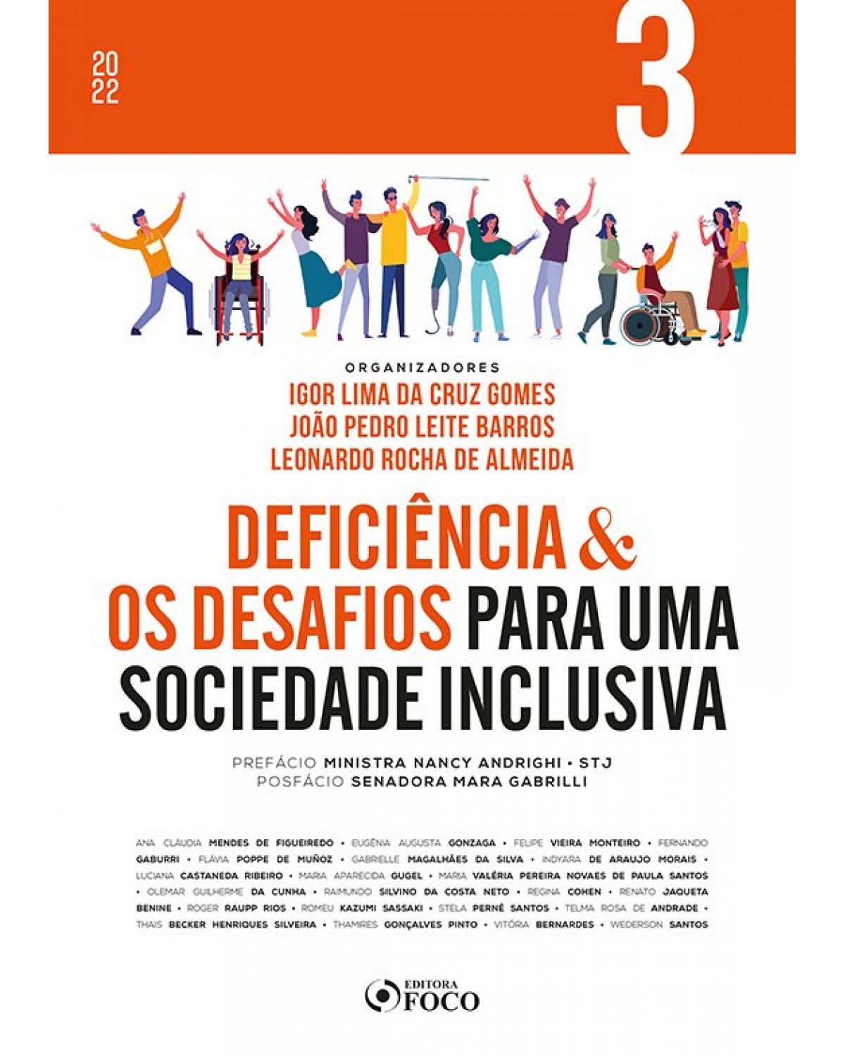 Deficiência & os desafios para uma sociedade inclusiva - Volume 3:  - 1ª Edição | 2022