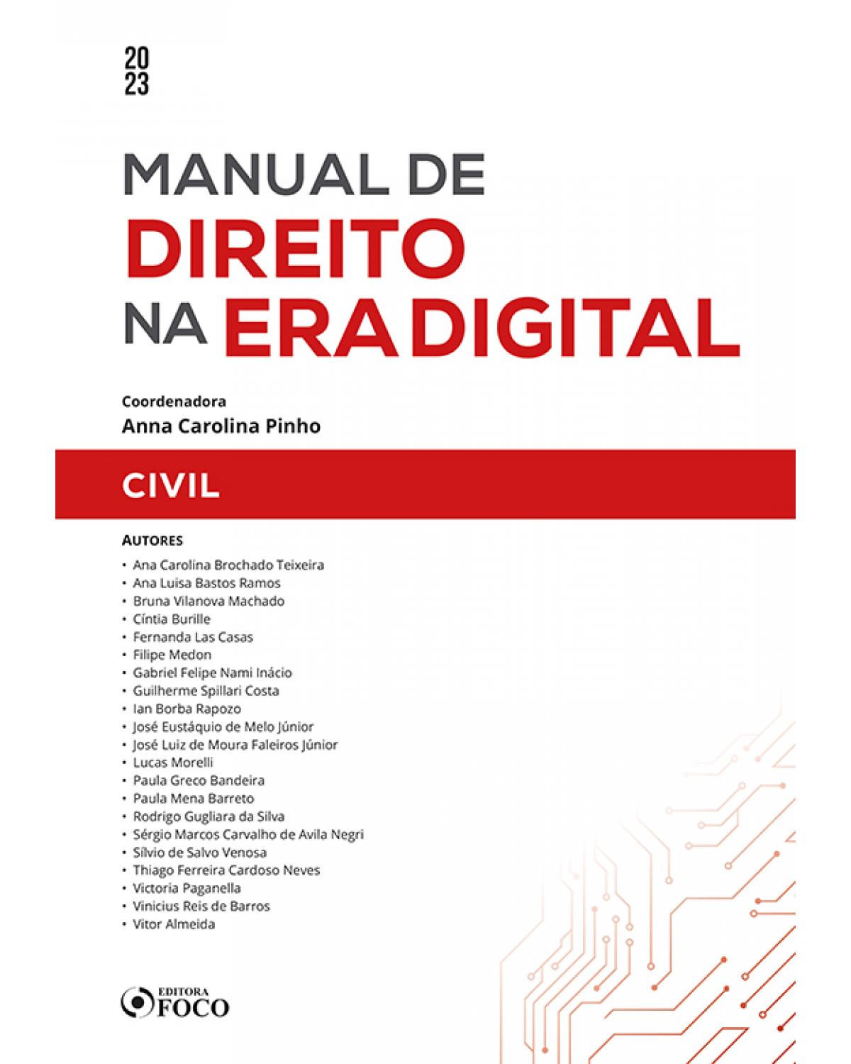 Manual de direito na era digital - civil - 1ª Edição | 2023