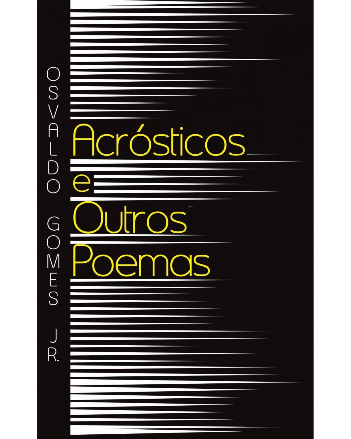 Acrósticos e outros poemas - 1ª Edição | 2020