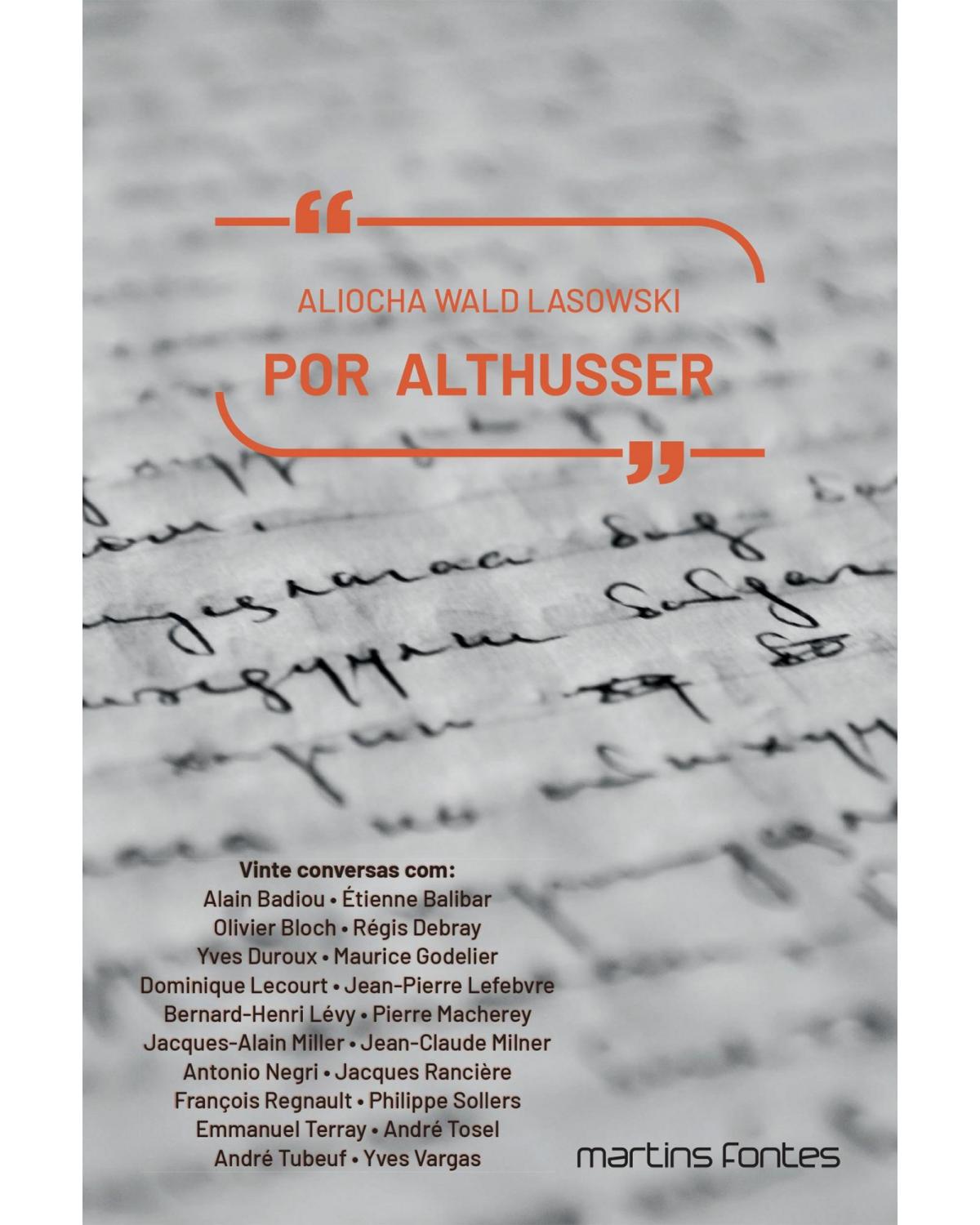 Por Althusser - 1ª Edição | 2022