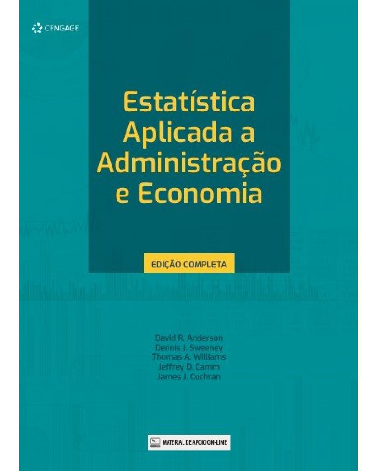Estatística aplicada a administração e economia - 5ª Edição | 2021