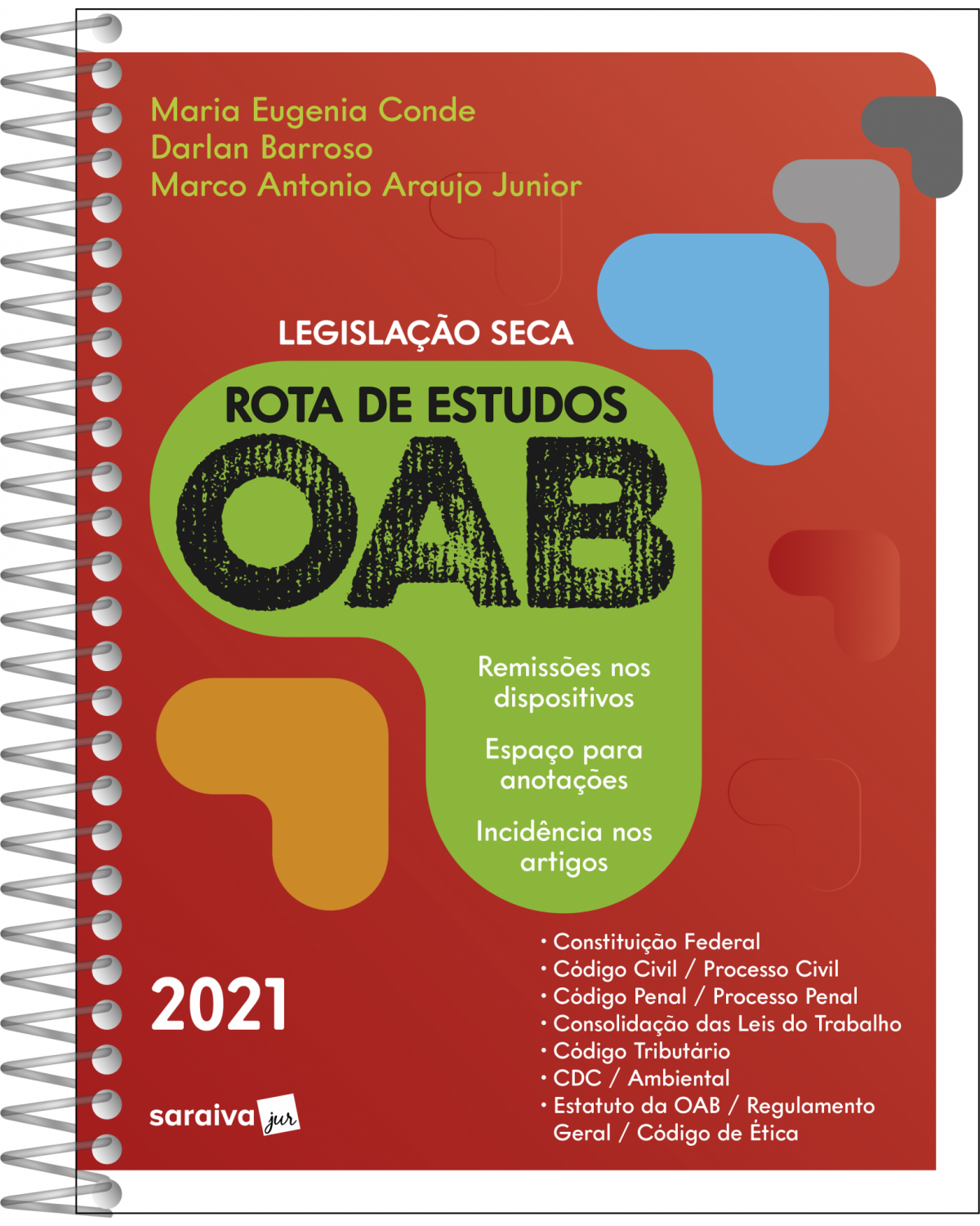Rota de estudos OAB - Legislação seca - 1ª Edição | 2021