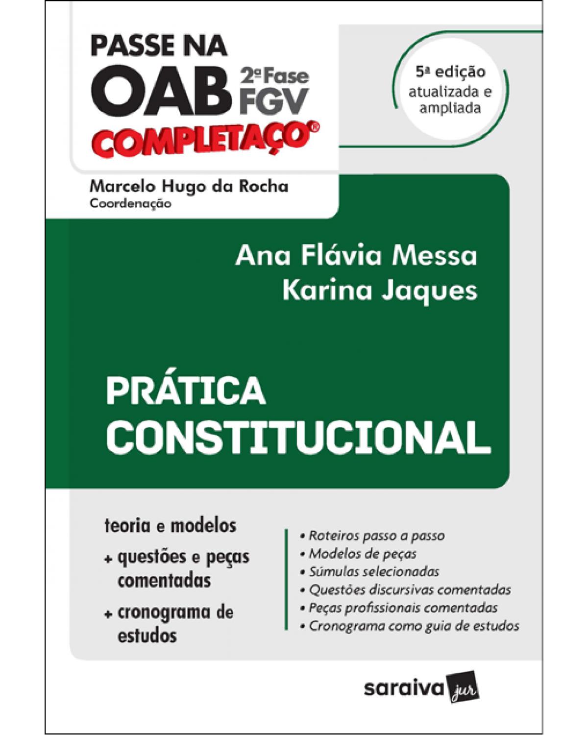 Passe na OAB - 2ª fase - FGV - Completaço - Prática constitucional - 5ª Edição | 2021