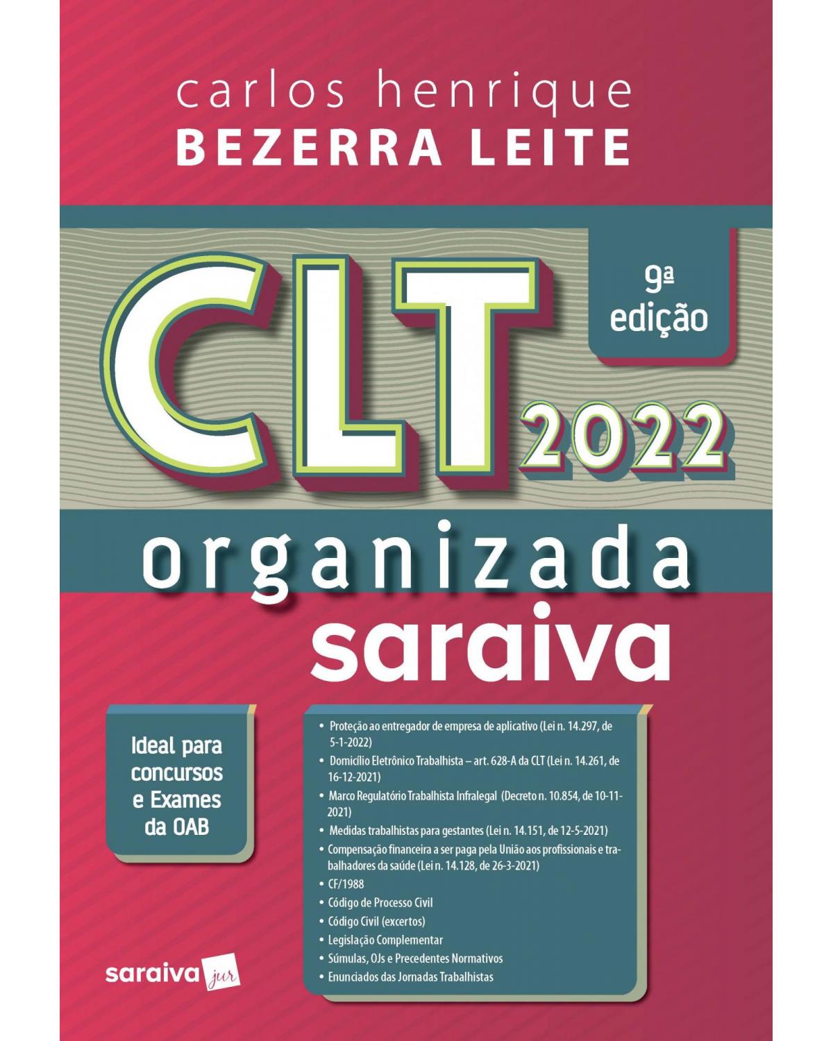 CLT organizada - 9ª Edição | 2022