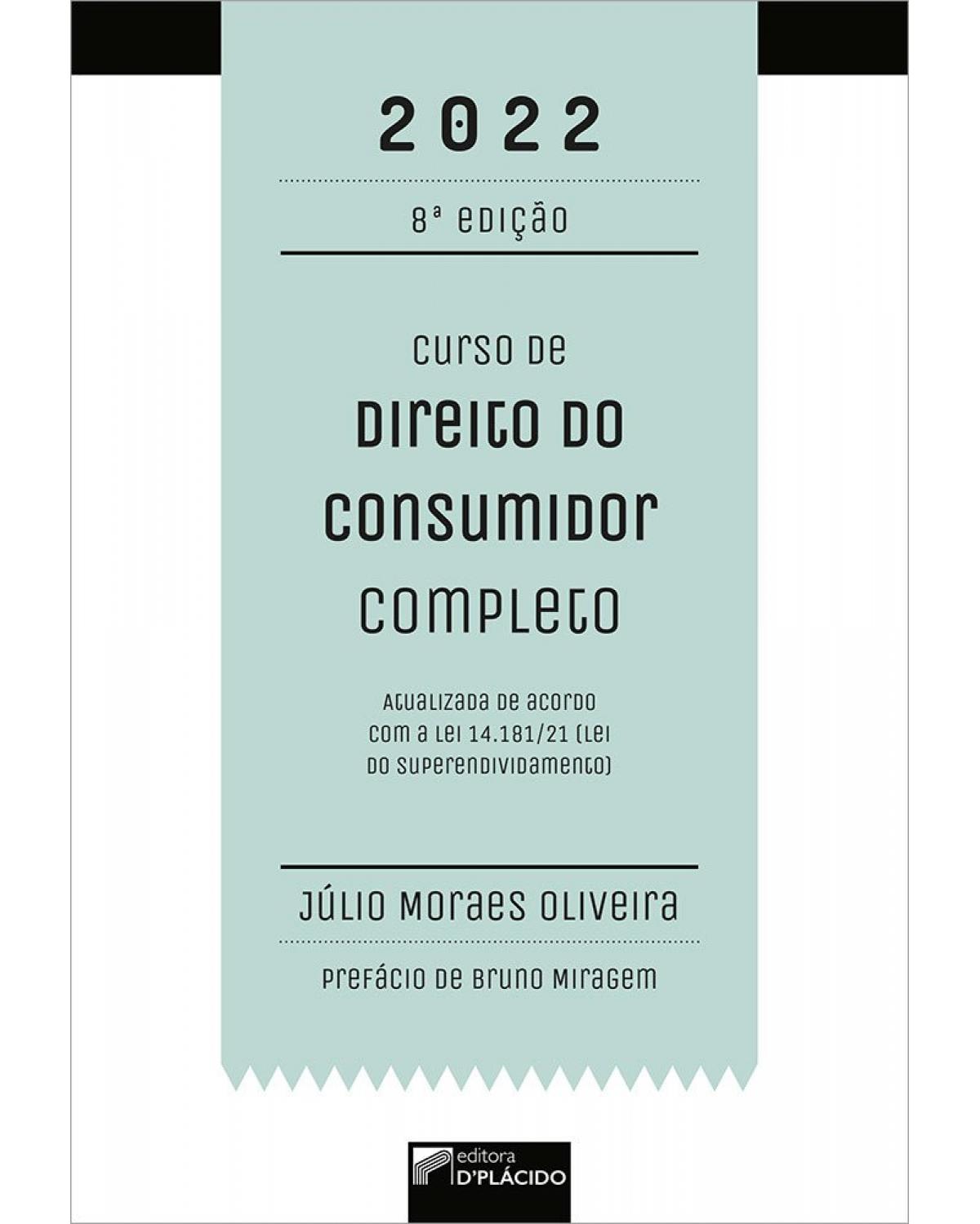 Curso de direito do consumidor completo - 8ª Edição | 2022
