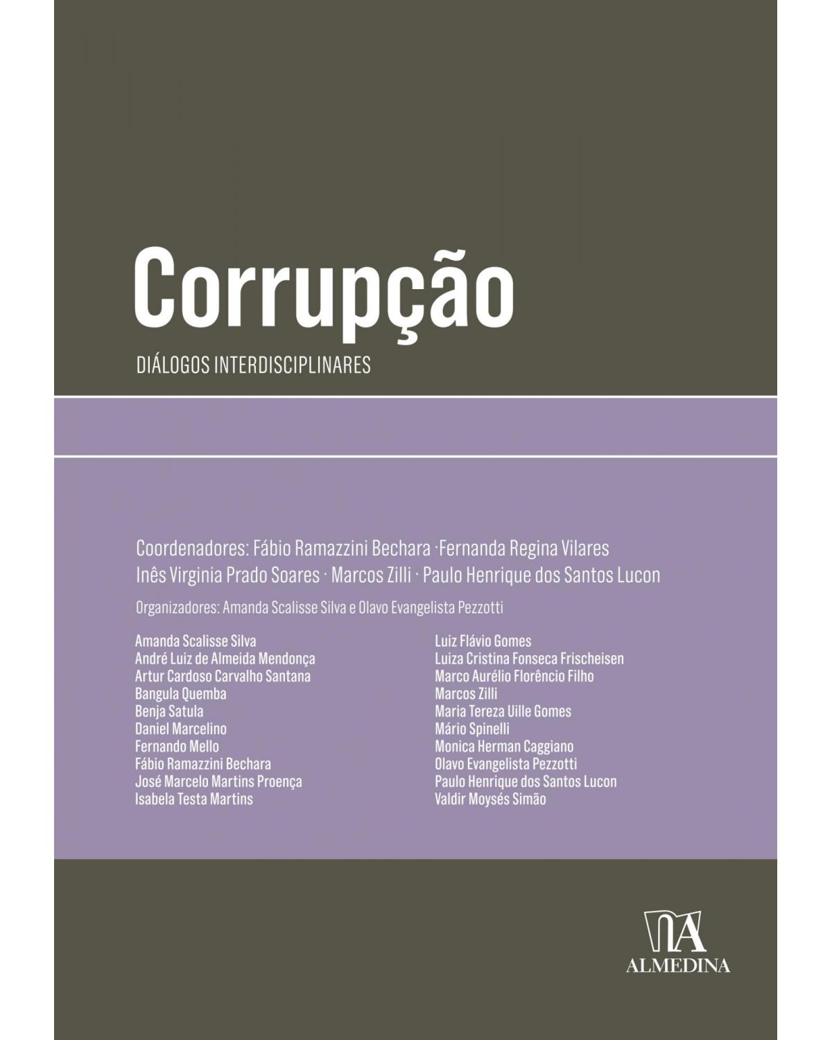 Corrupção - diálogos interdisciplinares - 1ª Edição | 2020