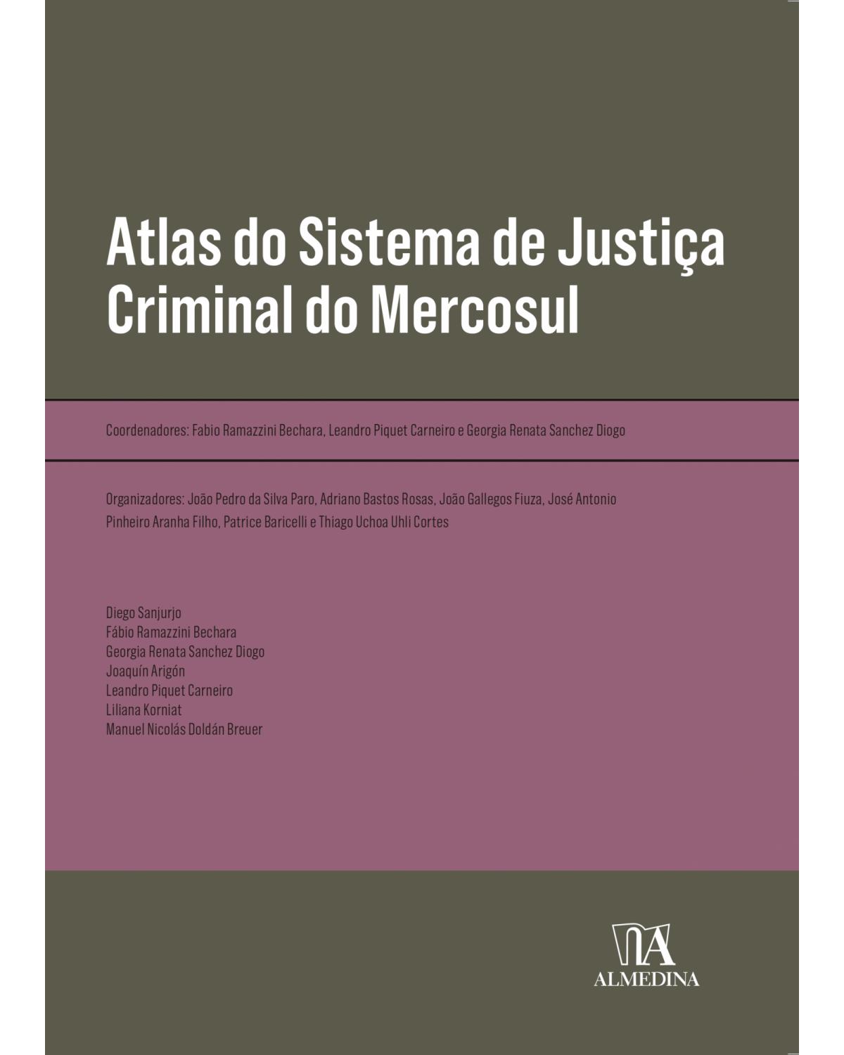 Atlas do sistema de justiça criminal do Mercosul - 1ª Edição | 2022
