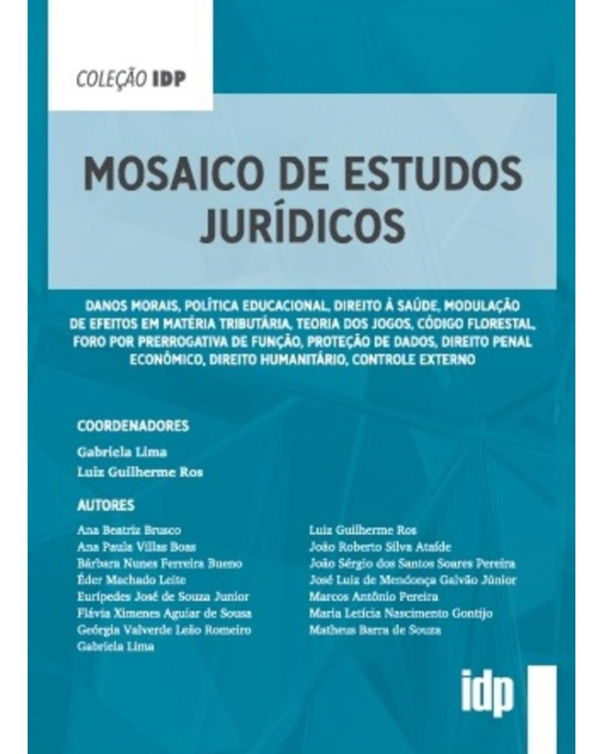 Mosaico de estudos jurídicos - 1ª Edição | 2022