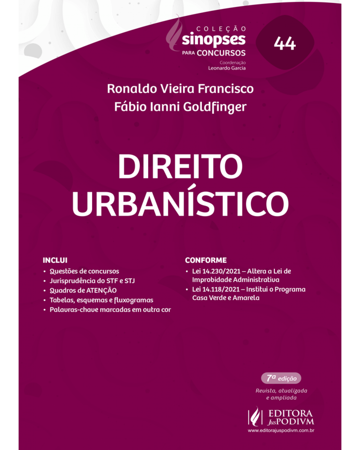 Sinopses para concursos - Direito urbanístico - Volume 44:  - 7ª Edição | 2022