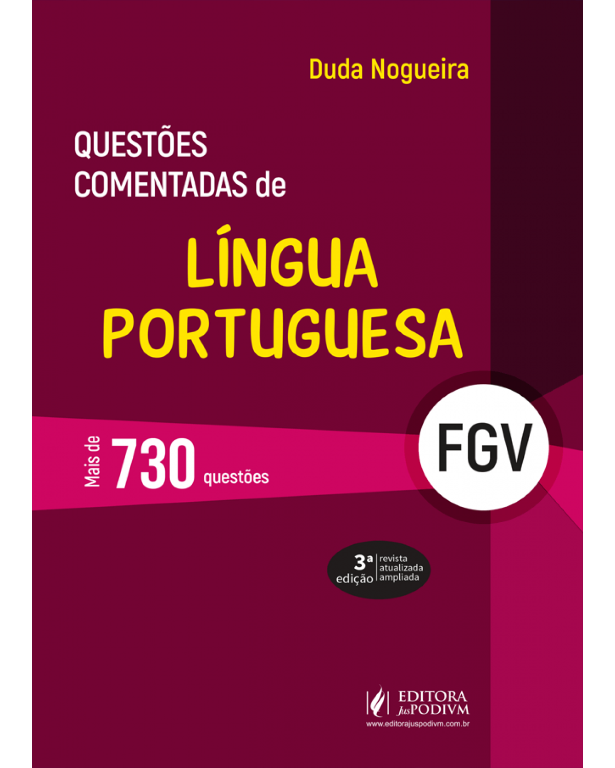 Questões comentadas de língua portuguesa - FGV - 3ª Edição | 2022