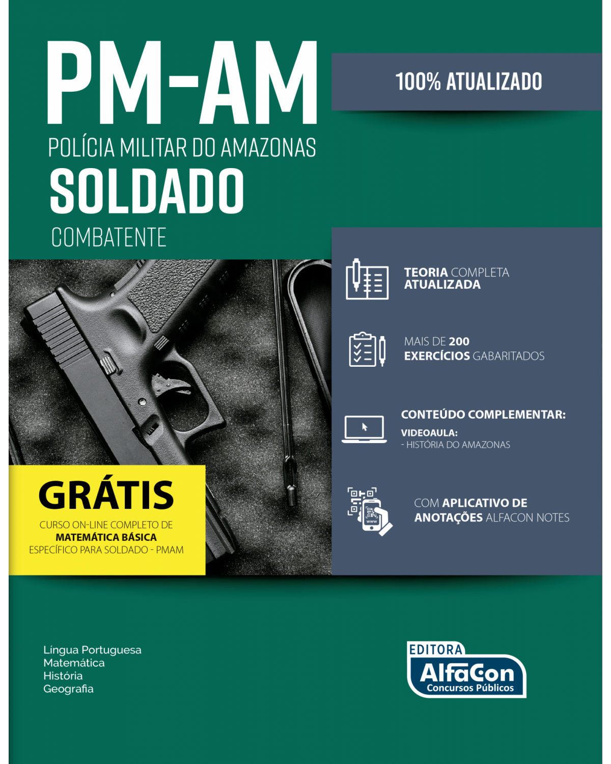PM-AM - Polícia Militar do Amazonas - Soldado combatente - 1ª Edição | 2021