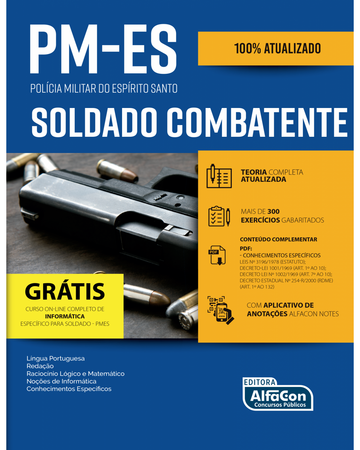 PM-ES - Polícia Militar do Espírito Santo - Soldado combatente - 1ª Edição | 2021