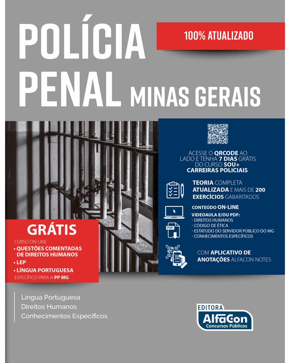 Policial Penal de Minas Gerais - Agente Prisional - SEAP Minas Gerais - PP MG - 1ª Edição | 2021