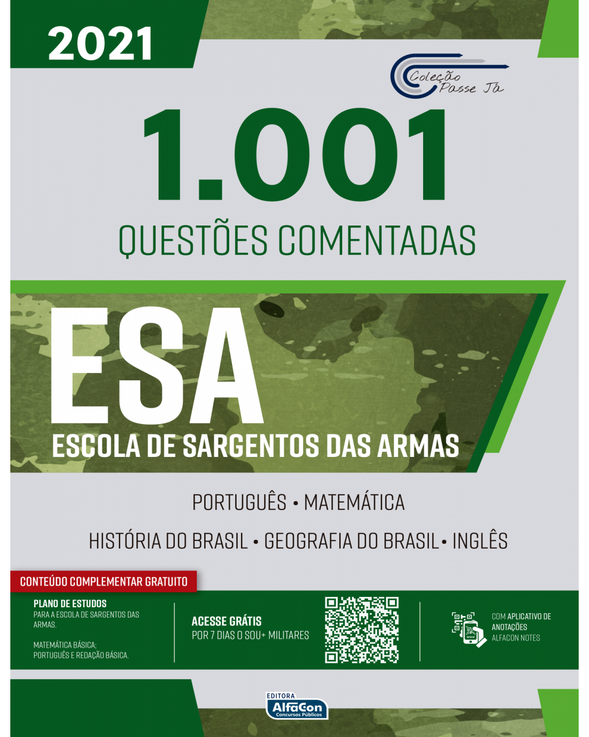 ESA - 1001 questões comentadas - 1ª Edição | 2021