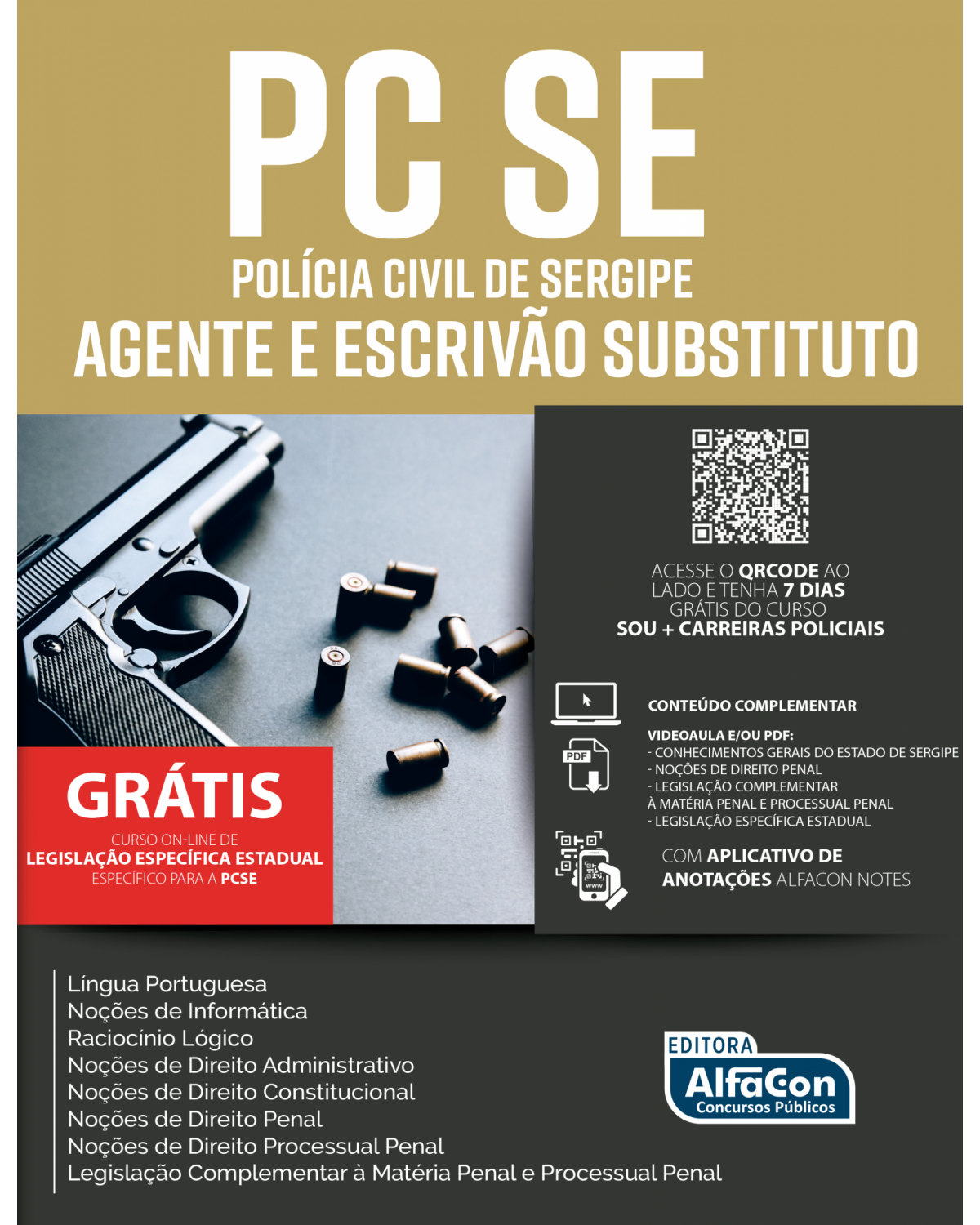 PC-SE - Polícia Civil de Sergipe - Agente e escrivão substituto - Volume 1:  - 1ª Edição | 2021