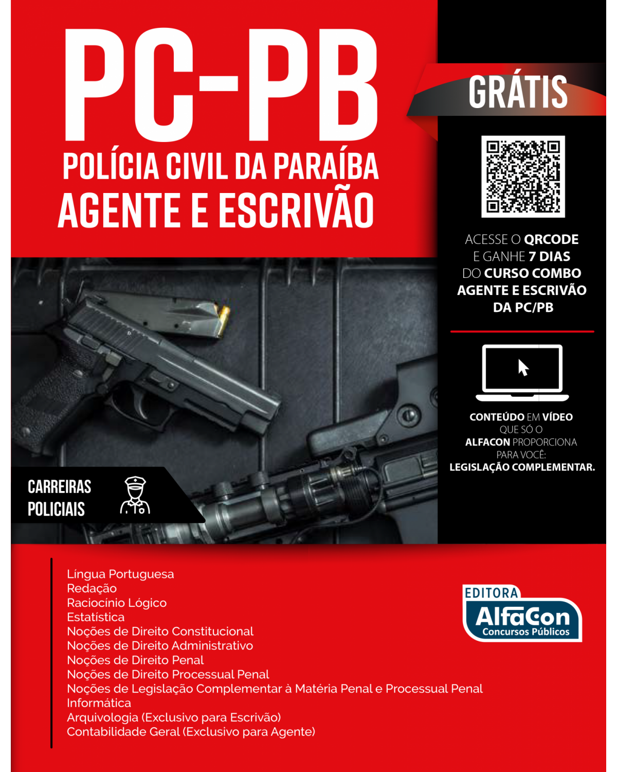 PC-PB - Polícia Civil da Paraíba - Agente e escrivão - 1ª Edição | 2021