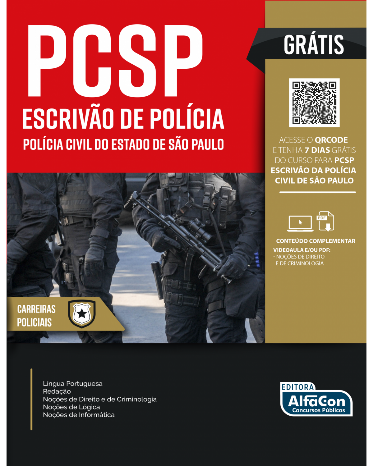 Apostila PCSP - Escrivão da Polícia Civil do Estado de São Paulo - 1ª Edição | 2022