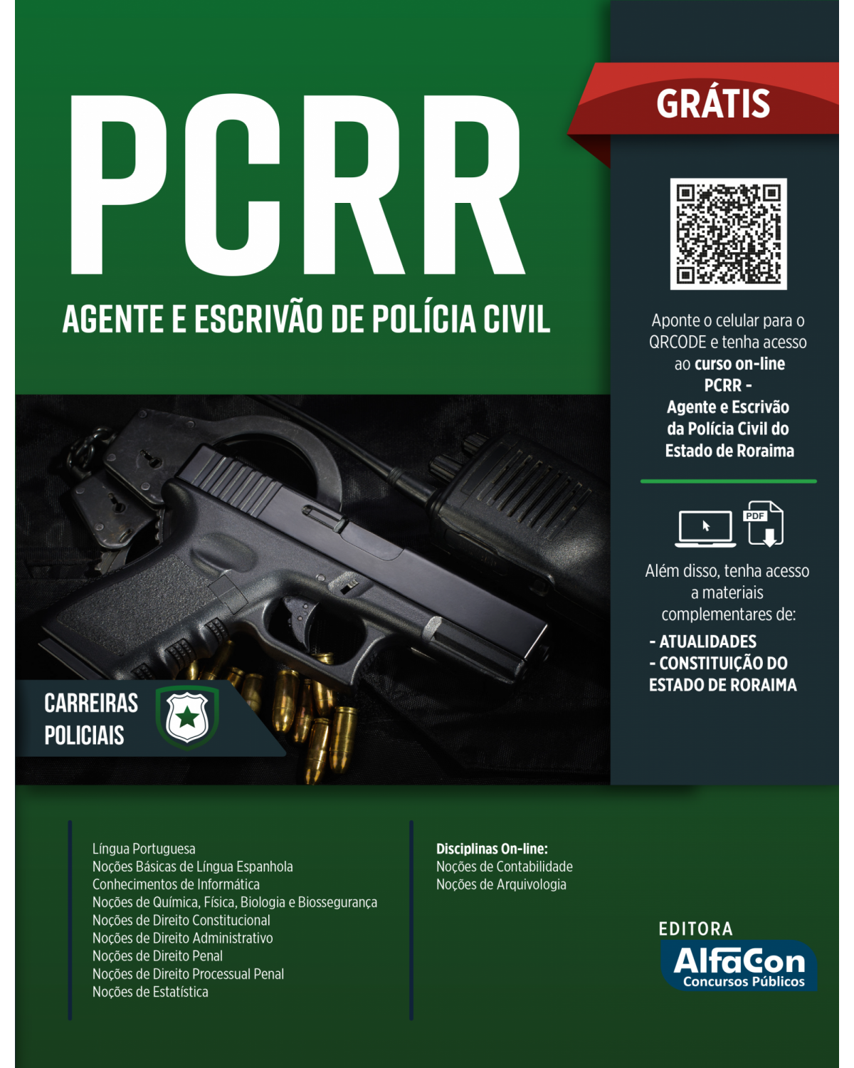 PCRR - Agente e escrivão de Polícia Civil de Roraima - 1ª Edição | 2022