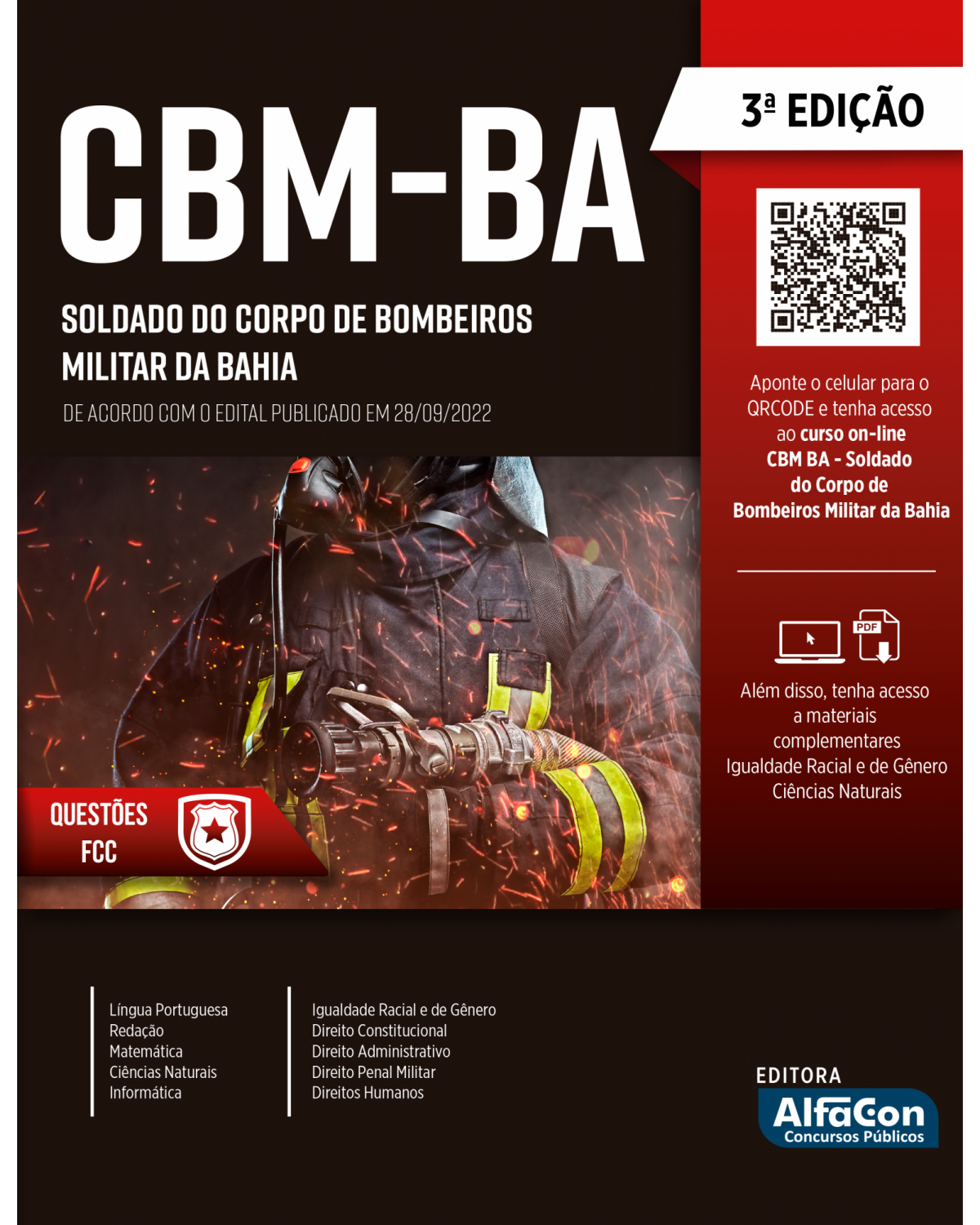 Soldado do Corpo de Bombeiros Militar da Bahia – CBM-BA - 3ª Edição | 2022