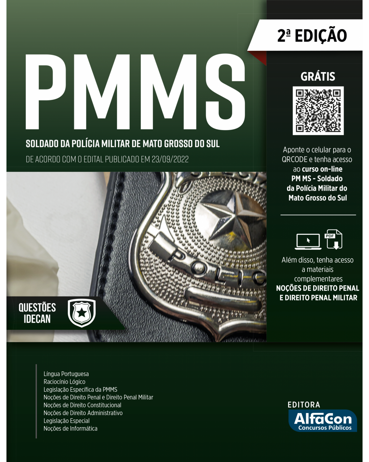 Soldado da Polícia Militar de Mato Grosso do Sul – PMMS - 2ª Edição | 2022