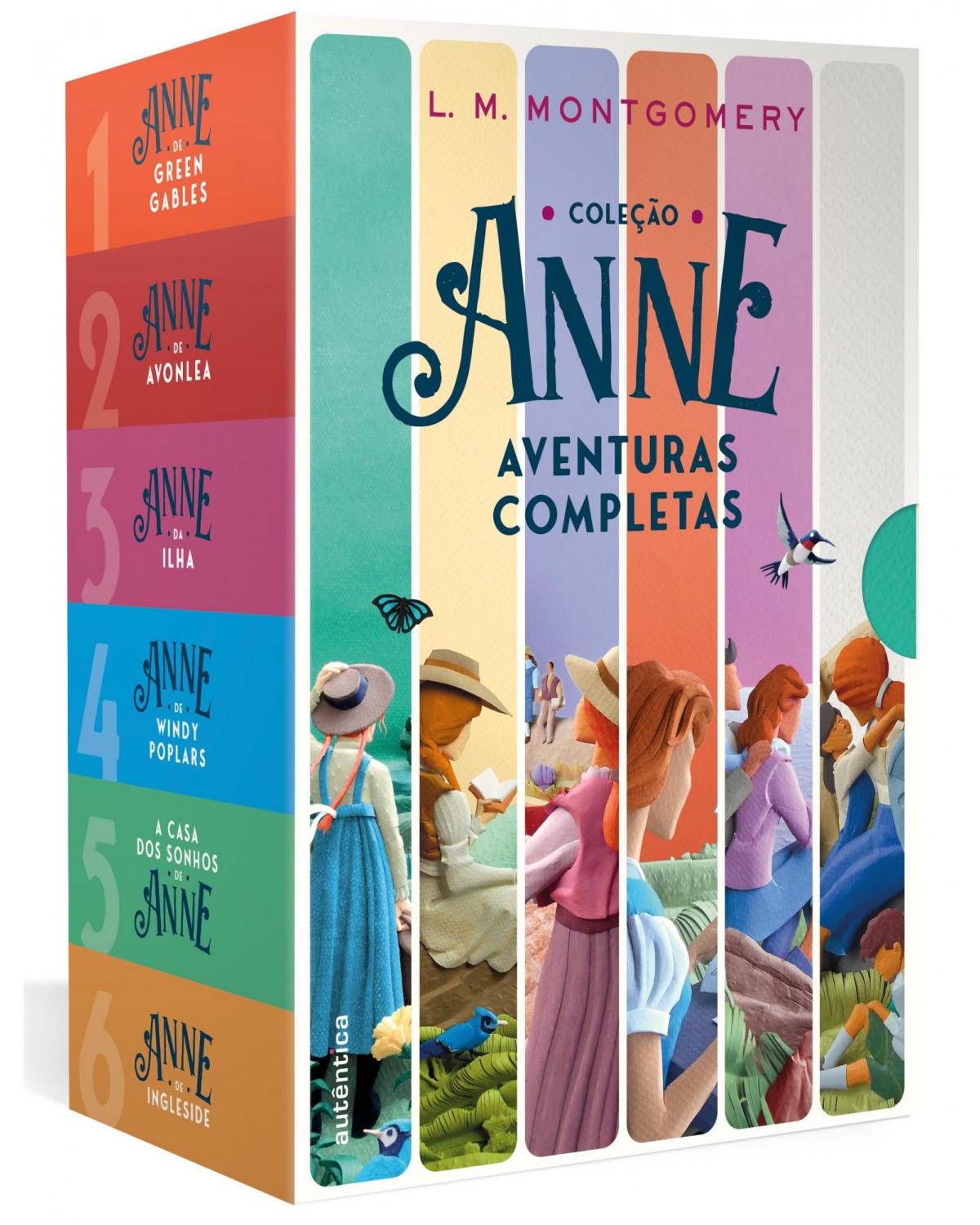 Coleção Anne de Green Gables em 6 volumes – Aventuras completas - 1ª Edição | 2022