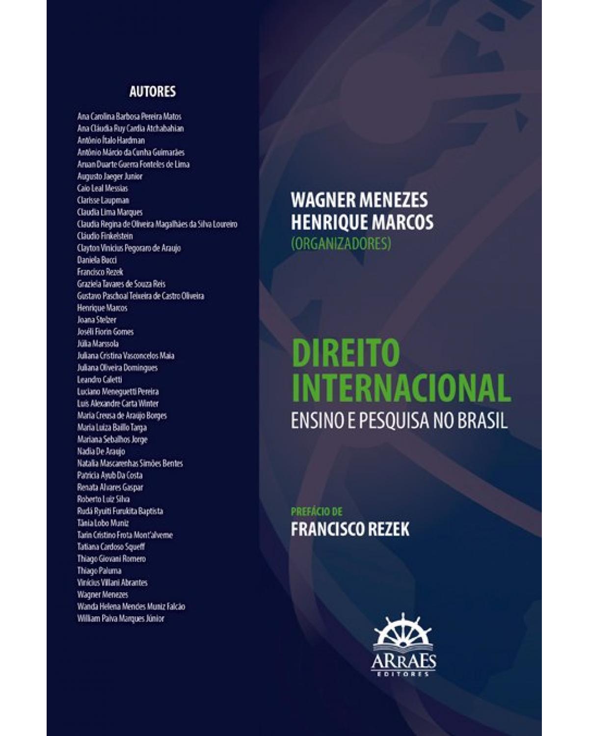 Direito internacional - ensino e pesquisa no Brasil - 1ª Edição | 2022