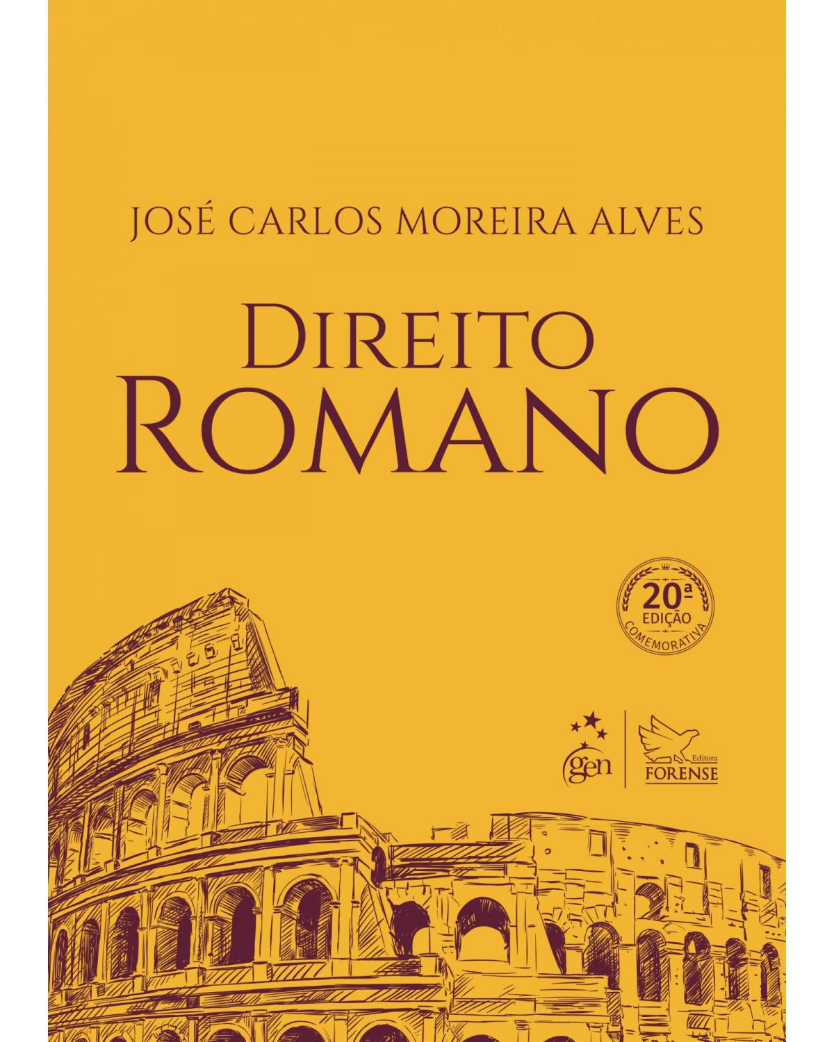 Direito romano - 20ª Edição | 2021