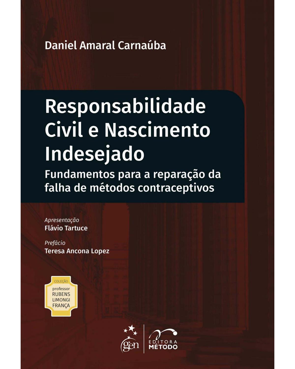 Coleção Rubens Limongi - Responsabilidade civil e nascimento indesejado - 1ª Edição | 2021