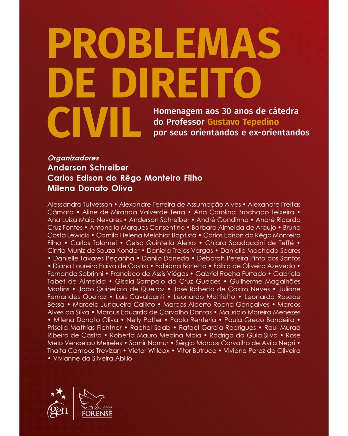 Problemas de direito civil - 1ª Edição | 2021