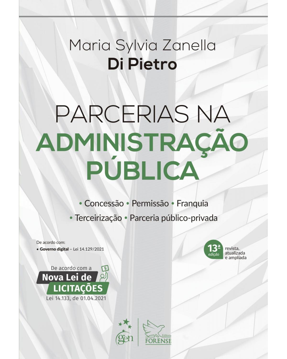 Parcerias na administração pública - 13ª Edição | 2022