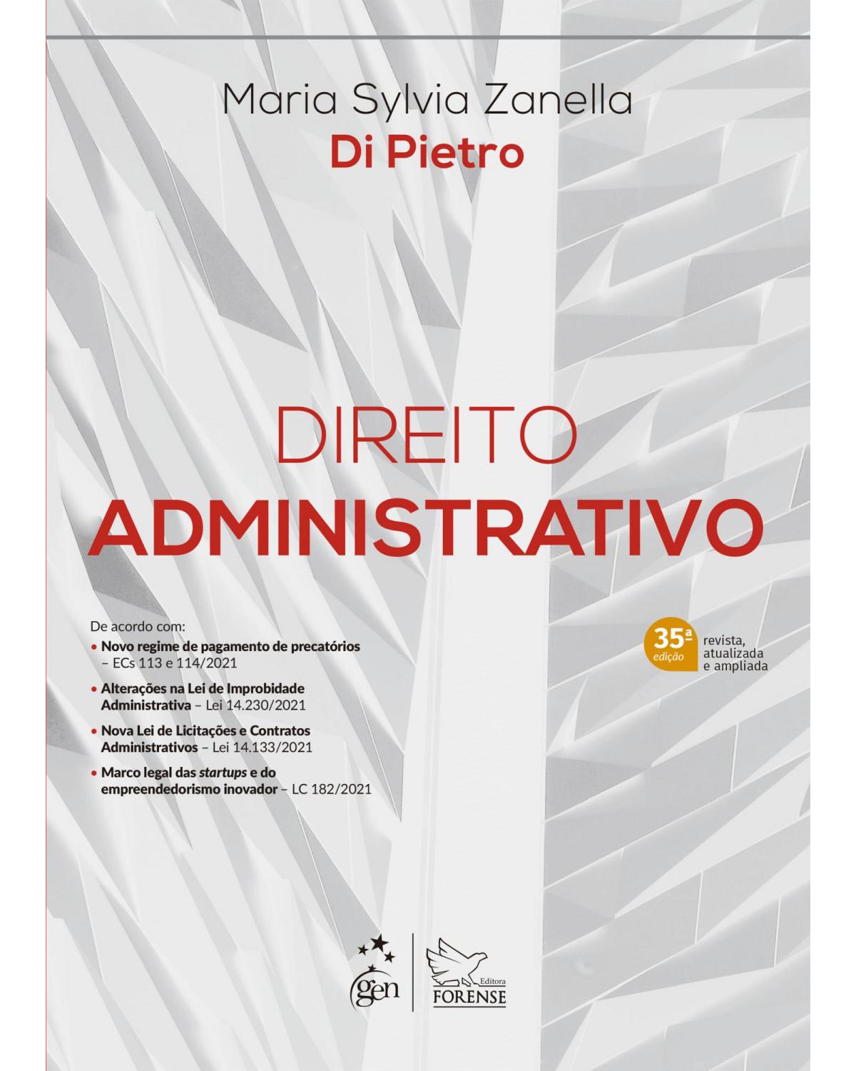 Direito administrativo - 35ª Edição | 2022