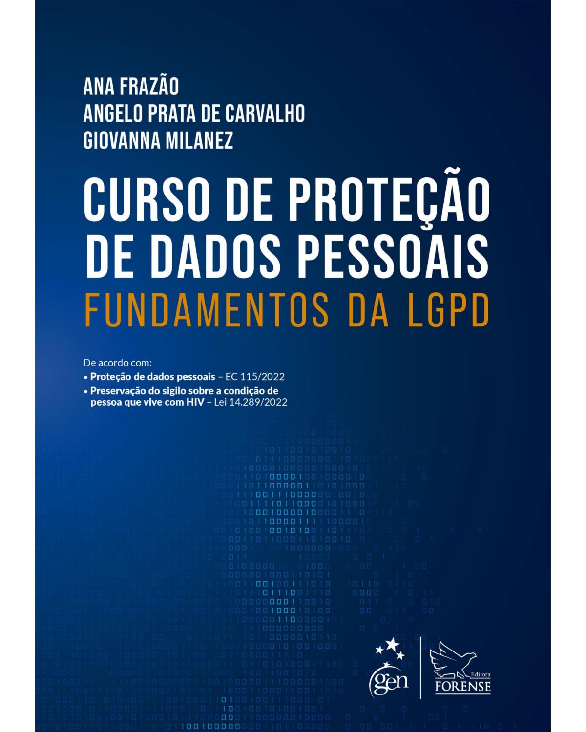 Curso de proteção de dados - Fundamentos da LGPD - 1ª Edição | 2022