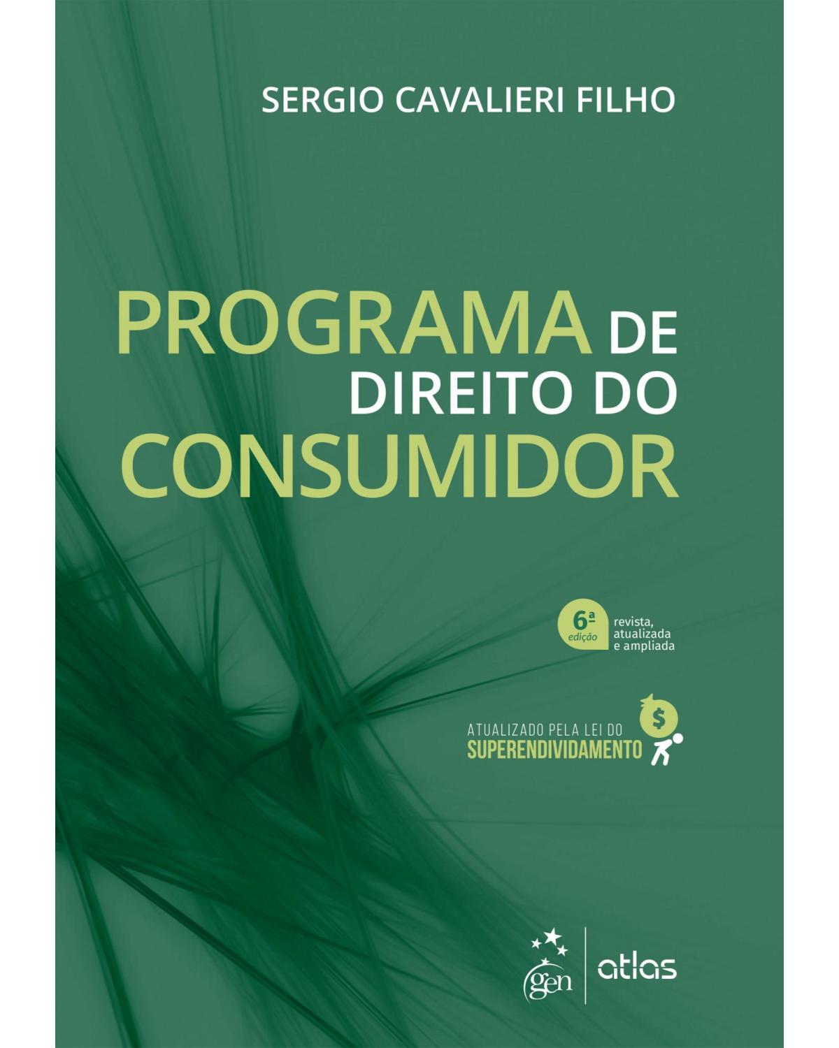 Programa de direito do consumidor - 6ª Edição | 2022